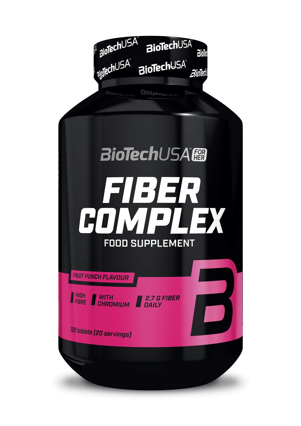 BioTechUSA Fiber Complex 120 tablets - gym-stack.ro