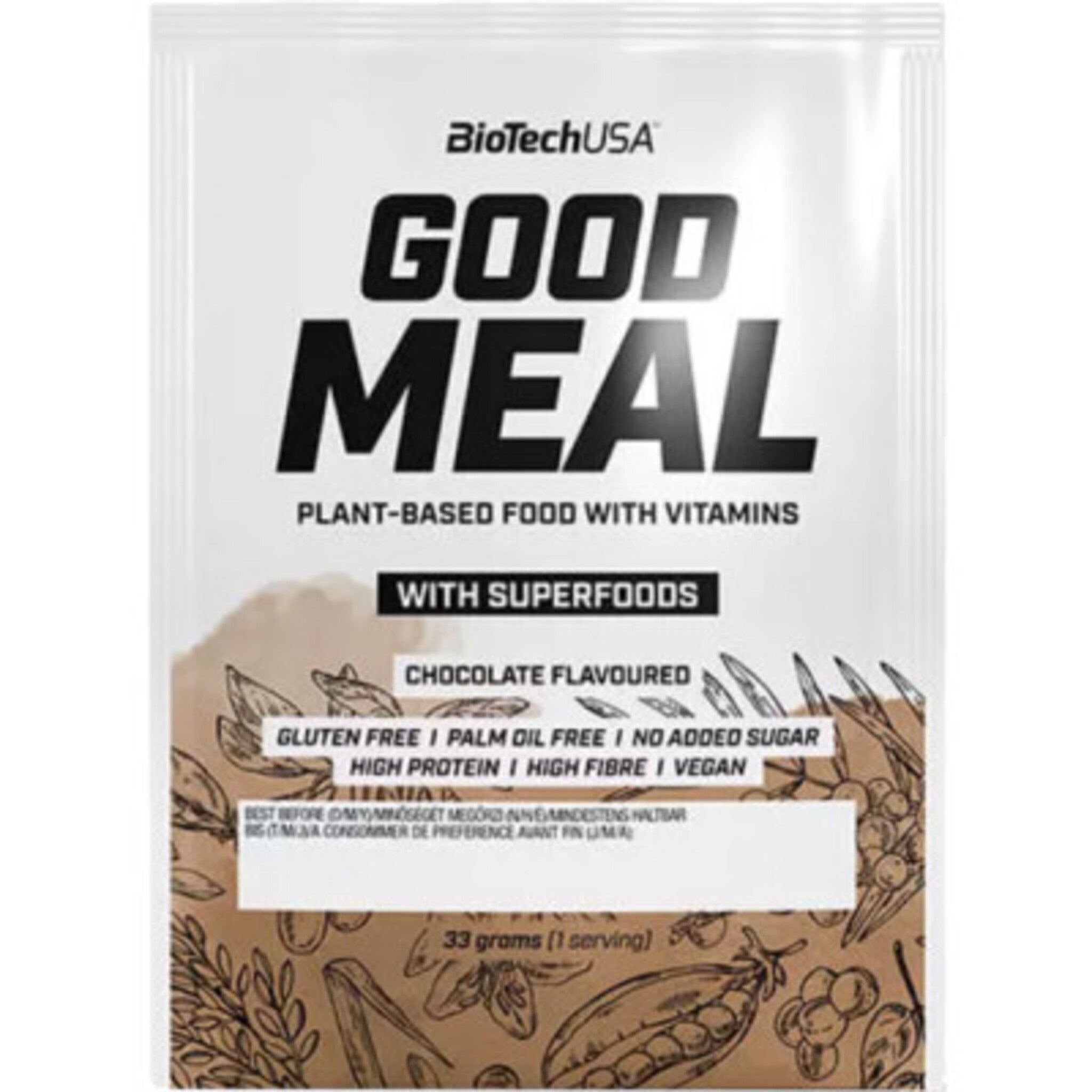 Inlocuitor de masa vegan, BioTechUSA, Good meal, 33g