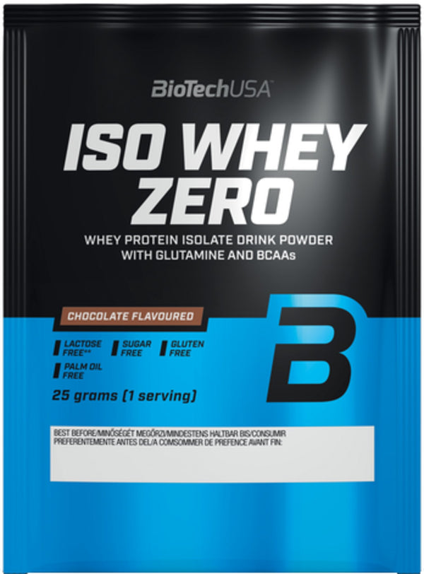 BioTechUSA Proteina din zer izolata - Iso Whey Zero 25g - gym-stack.ro
