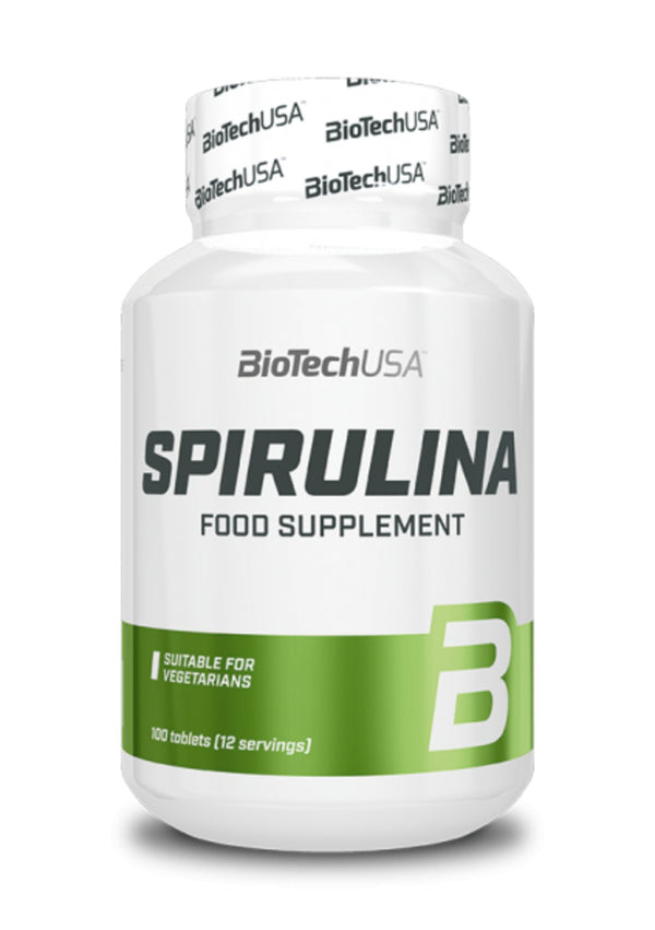 BiotechUSA Spirulina, 100 capsule - gym-stack.ro