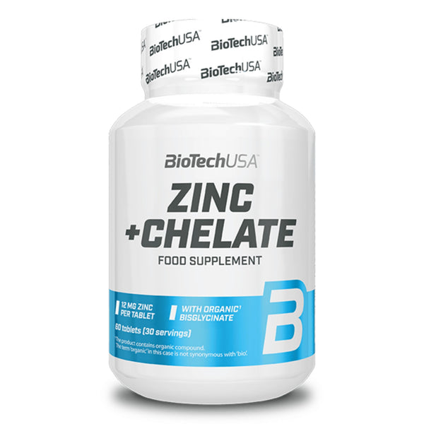 BiotechUSA Zinc + Chelate, 60 capsule - gym-stack.ro