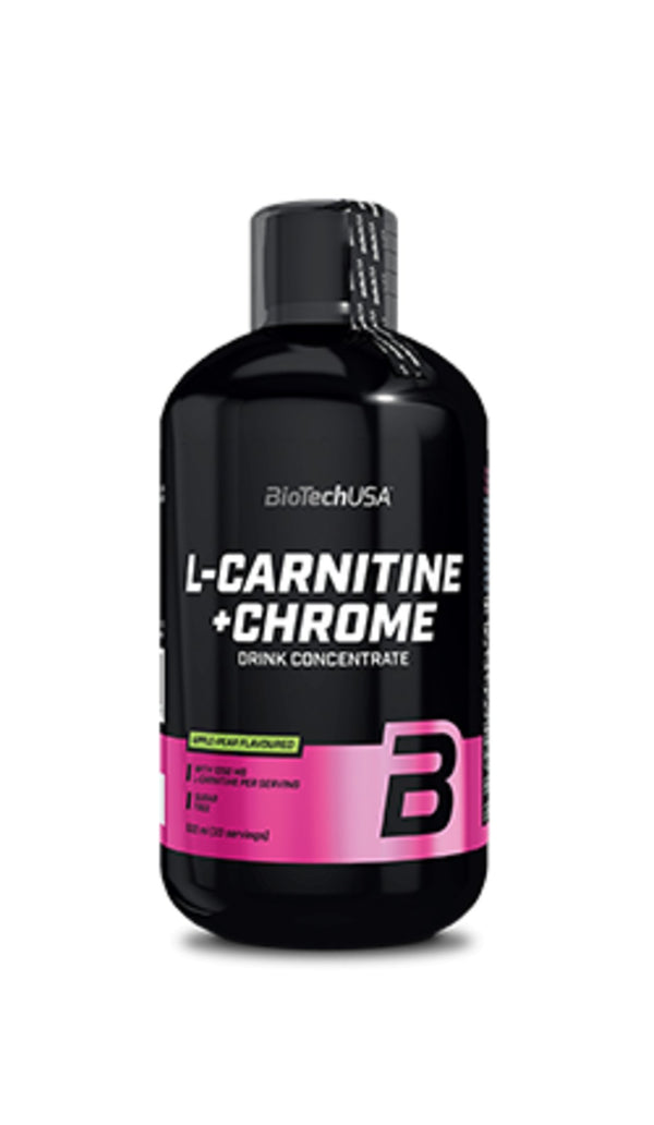 Carnitina cu crom lichida - BioTechUSA L-Carnitine + Chrome 500ml - gym-stack.ro