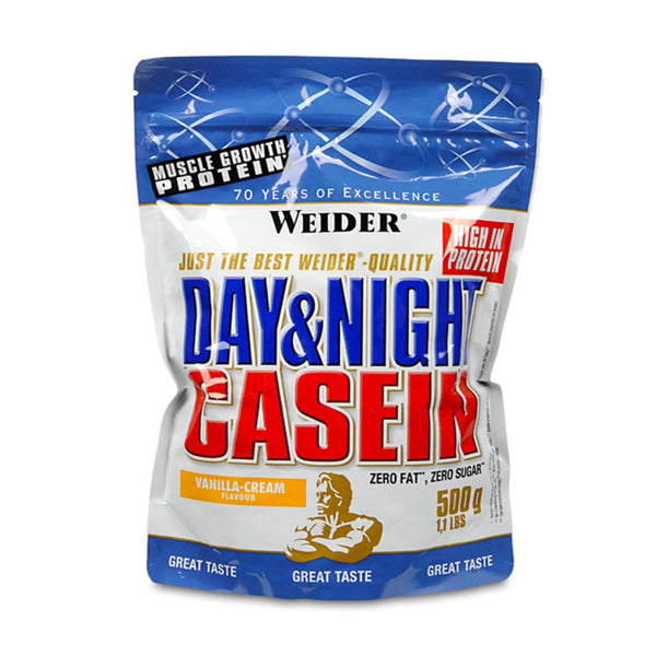 Cazeina Weider 100% Casein 500g - gym-stack.ro