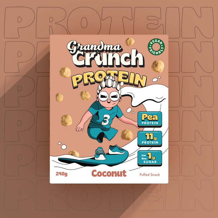 Cereale proteice , Grandma Crunch Protein 248g - gym-stack.ro