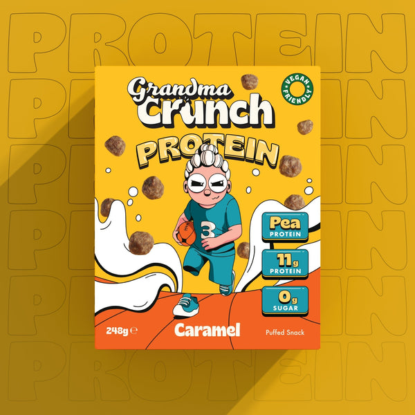 Cereale proteice , Grandma Crunch Protein 248g - gym-stack.ro