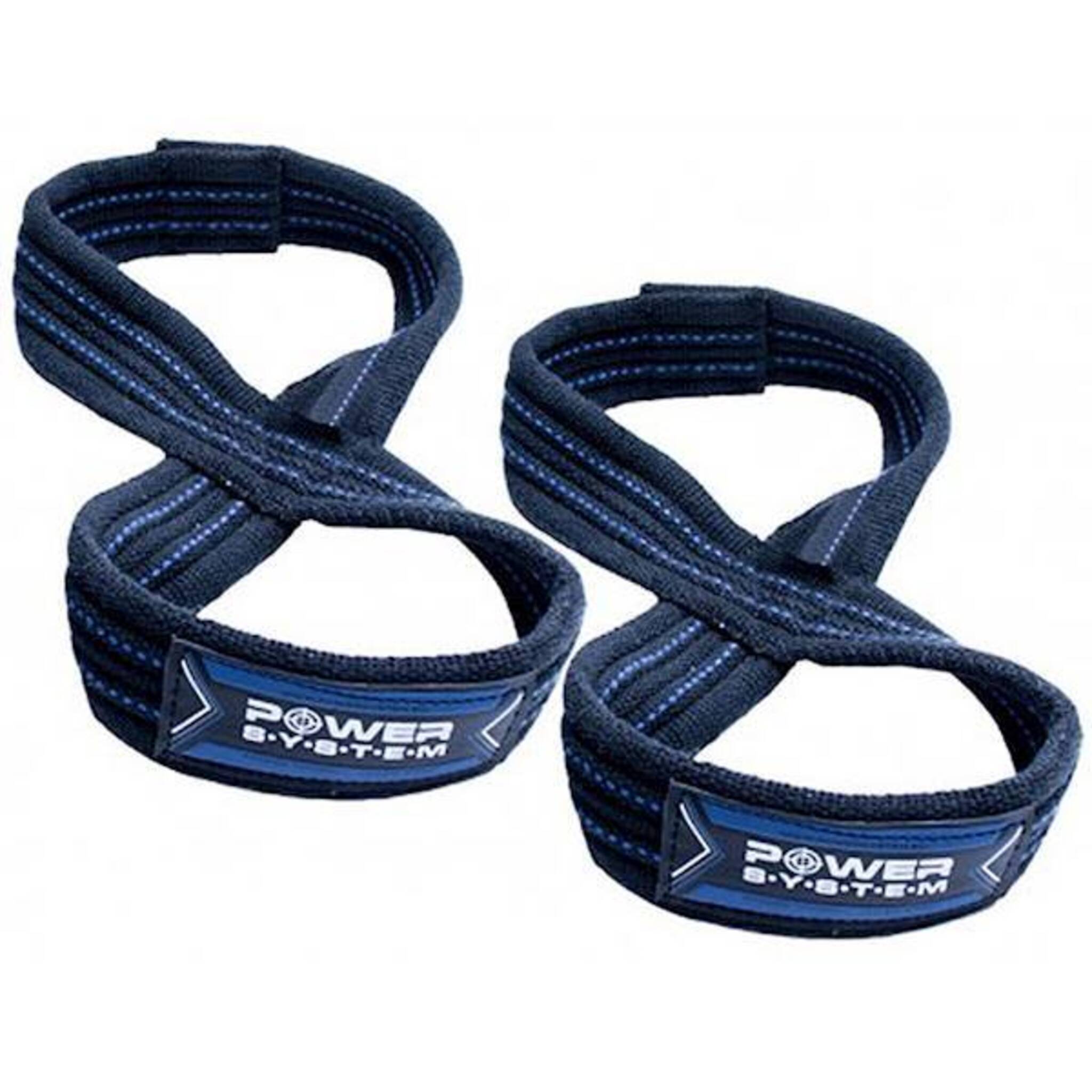 Black Friday - Reduceri Chingi, Power System, Lifting Straps Figure 8, Marime: L/XL Promotie