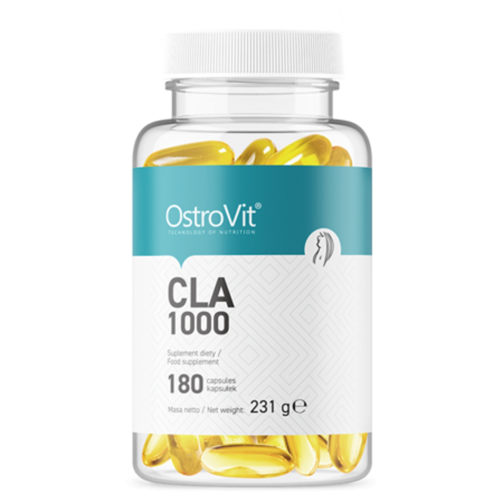 CLA, OstroVit CLA 1000, 180 caps - gym-stack.ro