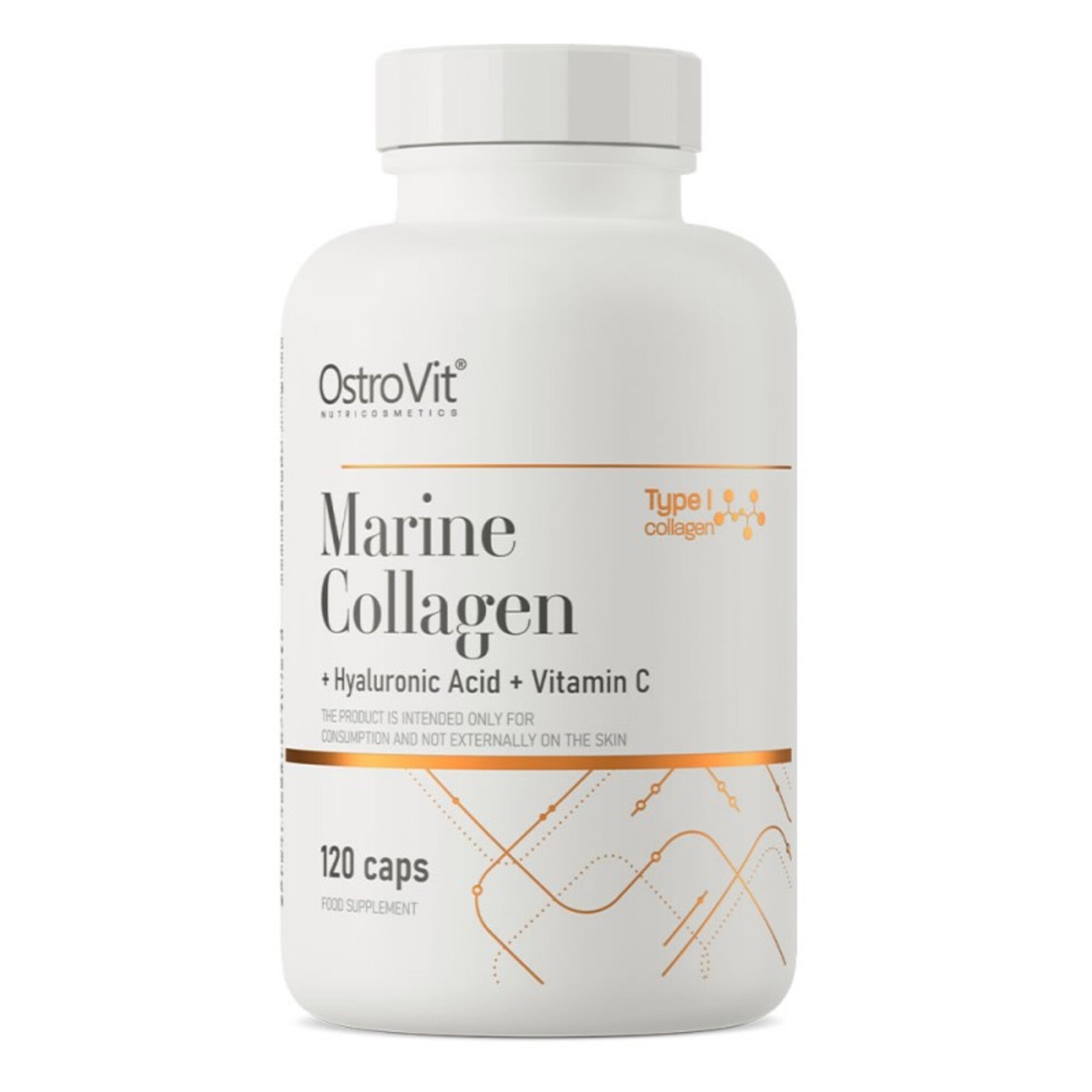 Black Friday - Reduceri Colagen, OstriVit, Marine Collagen + Hyaluronic Acid + Vitamin C, 120caps Promotie