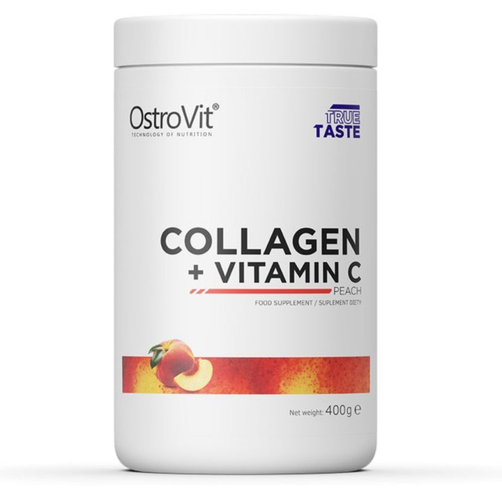 Colagen pudra, OstroVit Collagen + Vitamin C, 400 g - gym-stack.ro