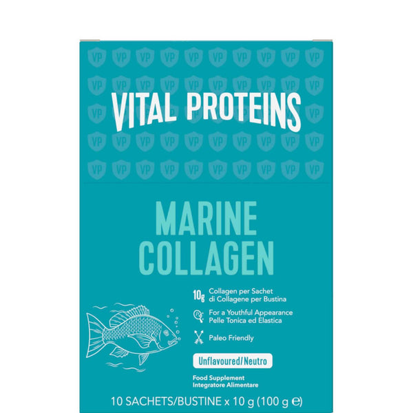Colagen Pudra, Vital Proteins Marine Collagen, 10x10g - gym-stack.ro