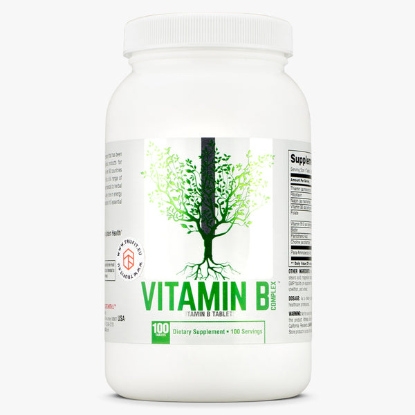 Complex de vitamine Universal Vitamina B Complex 100 tablete - gym-stack.ro