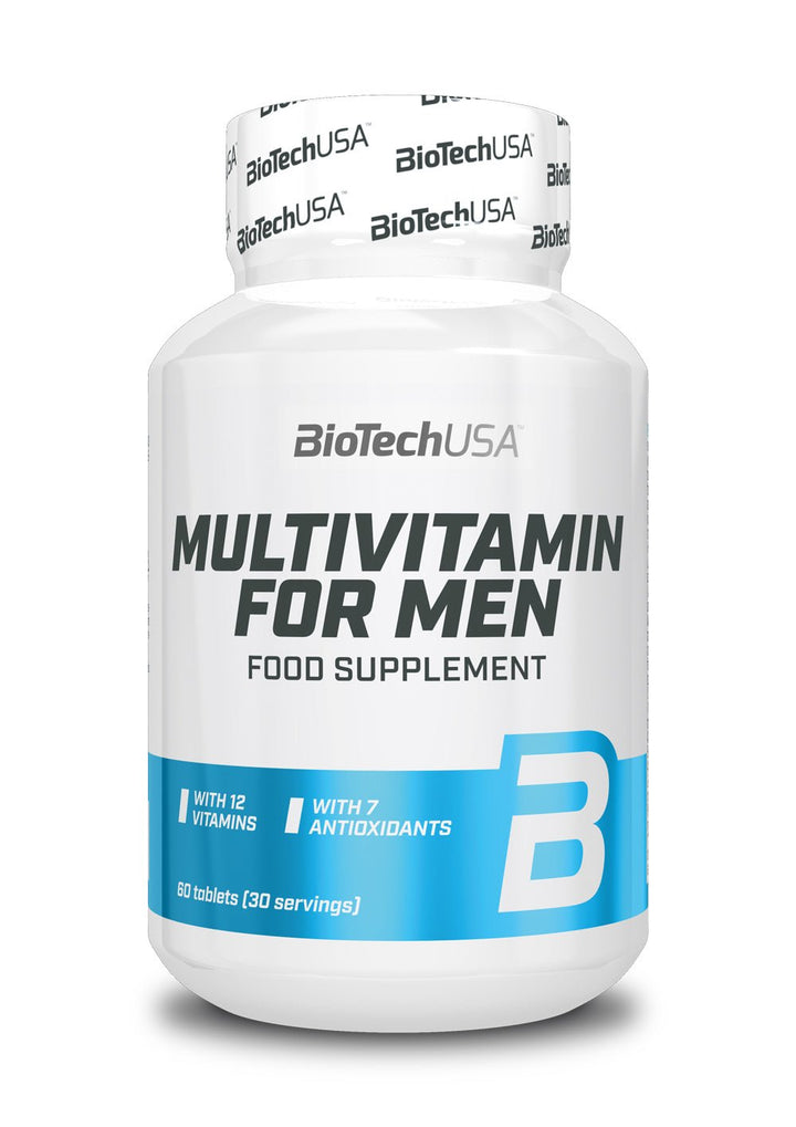 Complex Multivitamine, BioTechUSA, MultiVitamin For Men, 60tabs - gym-stack.ro