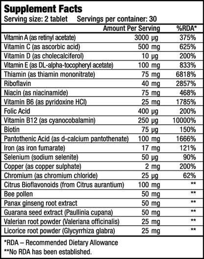 Complex vitamina B - BioTechUSA B Complex 60tabs - gym-stack.ro