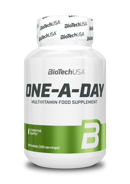 Black Friday - Reduceri Complex Vitamine si Minerale, BioTechUSA, One A Day, 100 Tablete Promotie