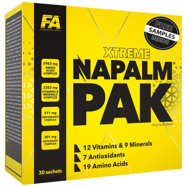 Complex vitamine si minerale , Fitness Authority Nutrition Napalm PAK 30 plicuri - gym-stack.ro