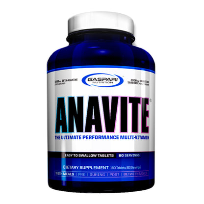 Complex vitamine si minerale , Gaspari Anavite 180 Tablete - gym-stack.ro