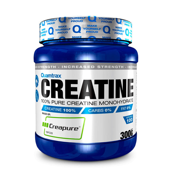 Creatina Monohidrata, Quamtrax, 100% Pure Creatine Monohydrate, 300g - gym-stack.ro