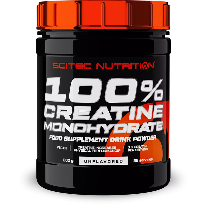 Creatina monohidrata, Scitec Nutrion, 100% Creatine Monohydrate, 300g - gym-stack.ro