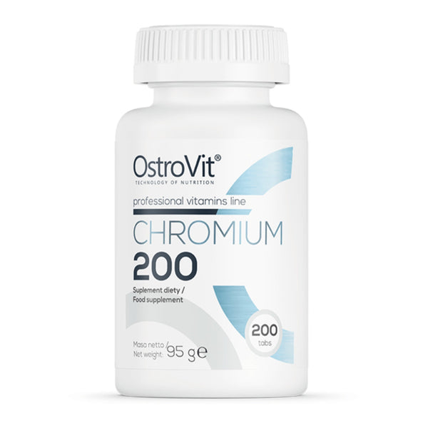 Crom Capsule, OstroVit, Chromium 200, 200 tabs - gym-stack.ro