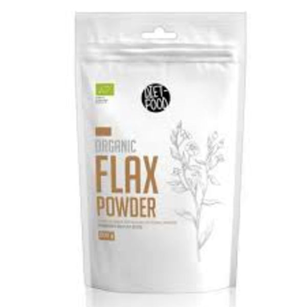 Diet-Food Organic Flax Powder, 200g - gym-stack.ro
