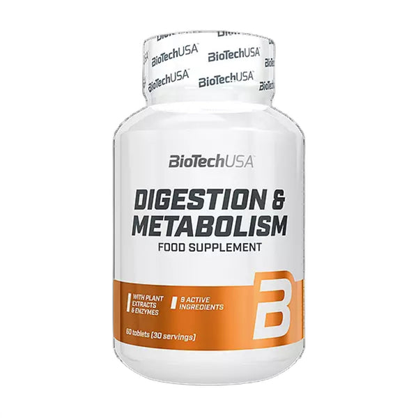 Enzime digestive , BiotechUSA, Digestion & Metabolism, 60tbs - gym-stack.ro