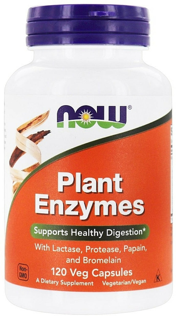 Enzime vegetale , Now Foods Plant Enzymes 120 veg caps - gym-stack.ro