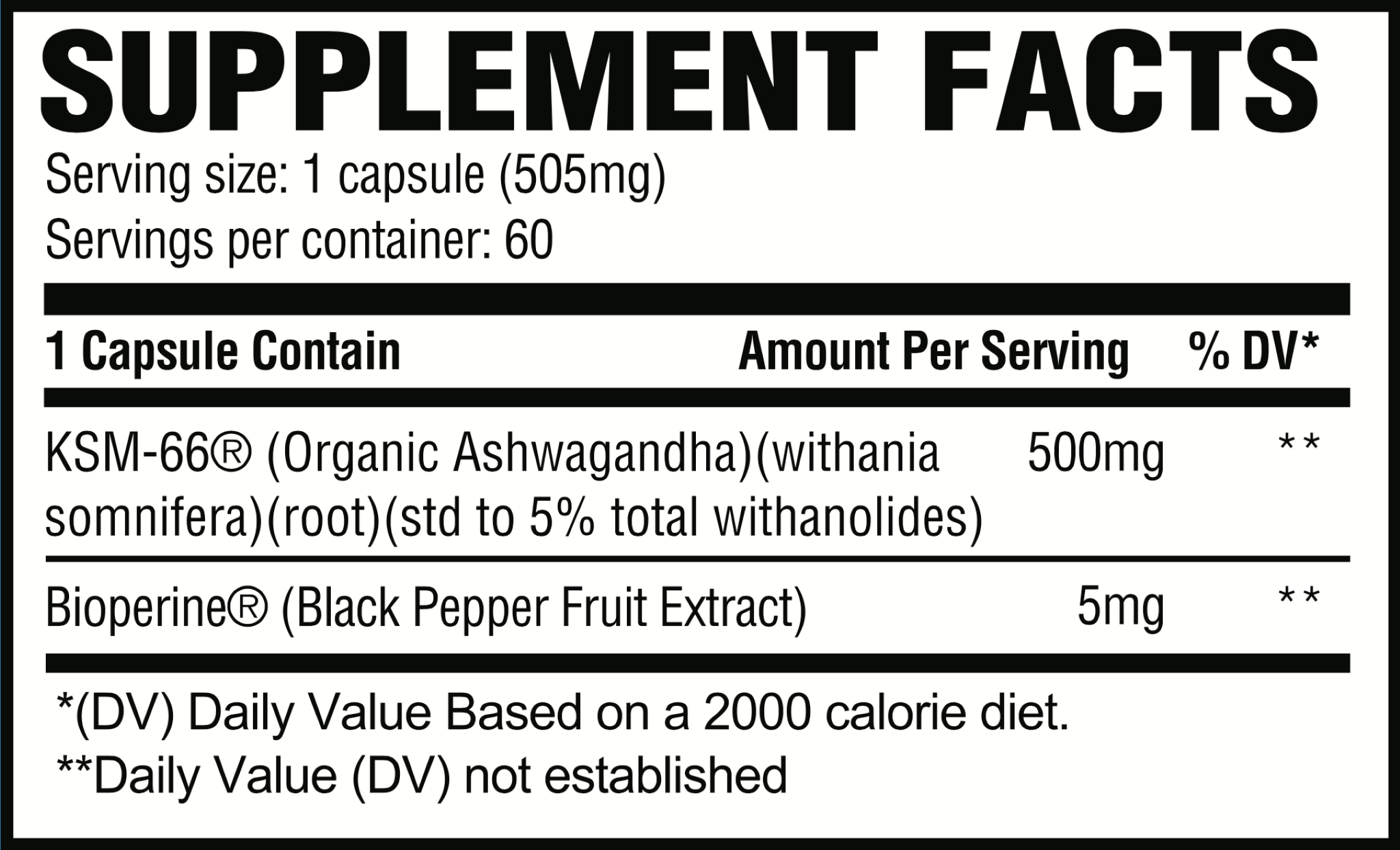 Extract de Ashwagandha, REVIVE Ashwaganda, 60 vegetarian capsules - gym-stack.ro