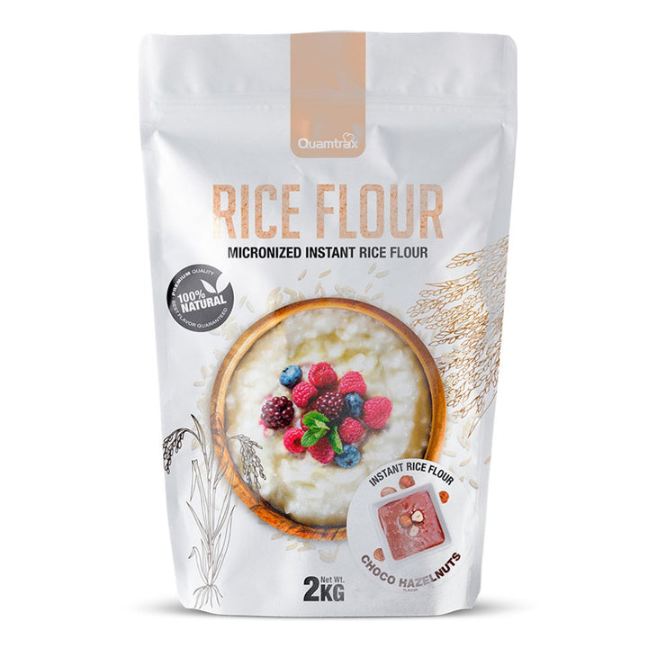 Faina de Orez, Quamtrax, Micronized Instant Rice Flour, 2kg - gym-stack.ro