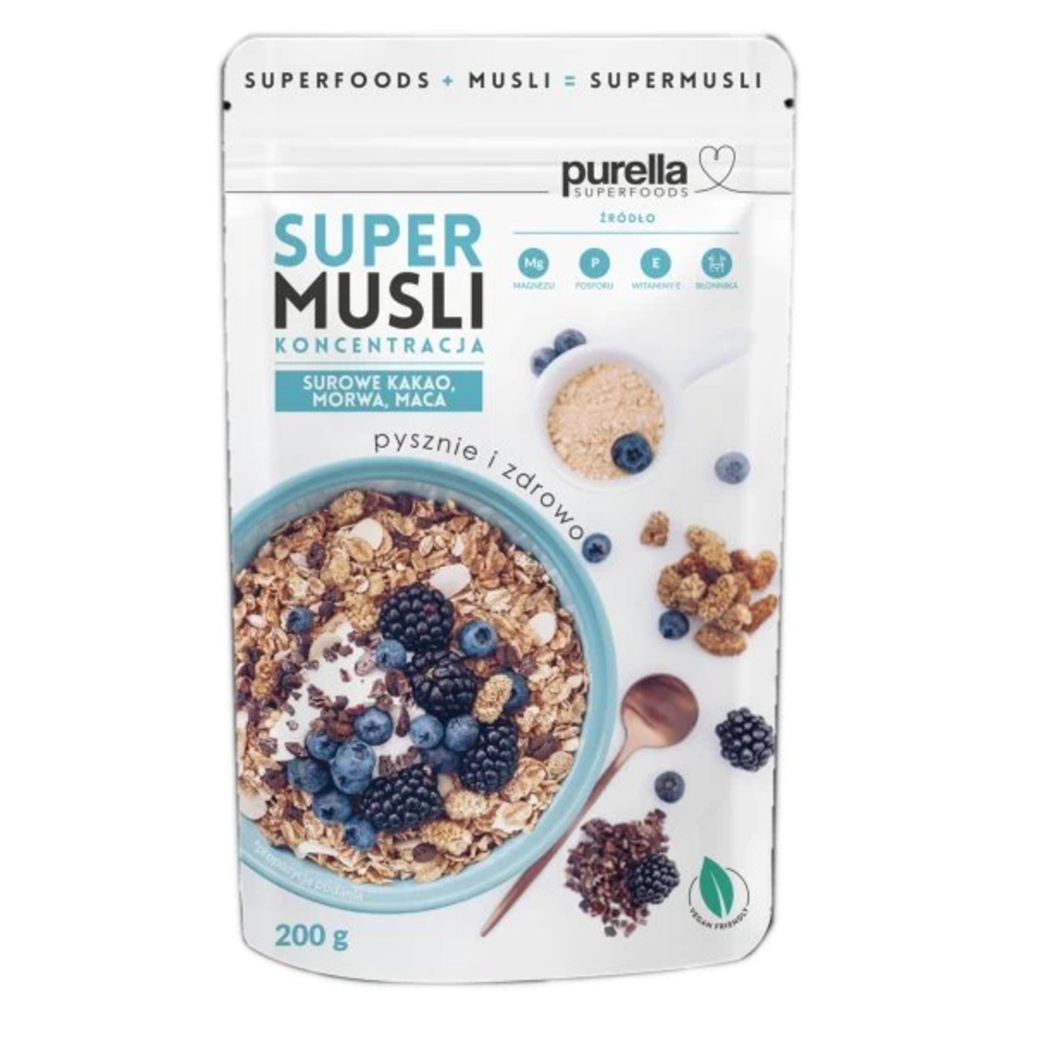 Black Friday - Reduceri Fulgi de Cereale, Purella Superfoods, Super Musli Focus, 200g Promotie