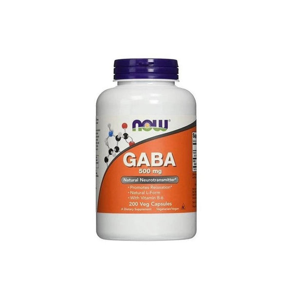 Gaba, Now Foods GABA 500 mg, 100veg caps - gym-stack.ro