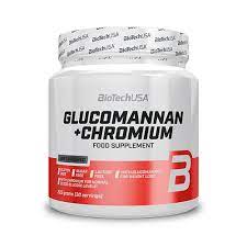 Glucomannan + Chromium BiotechUSA 225g - gym-stack.ro