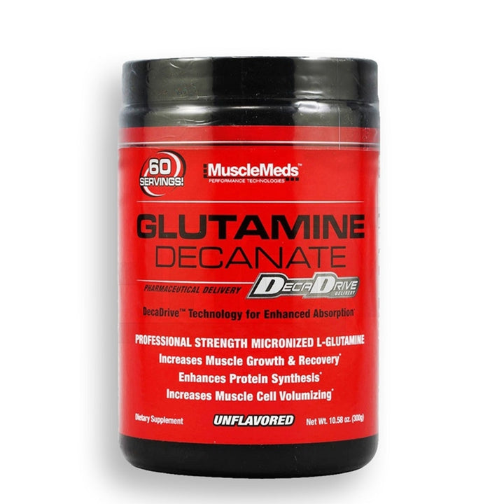 GLUTAMINA - MuscleMeds Glutamine Decanate 300g - gym-stack.ro