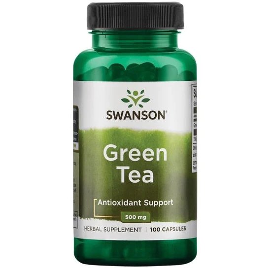 Green Tea Extract (Ceai Verde), 500 mg, Swanson, 100 capsule - gym-stack.ro