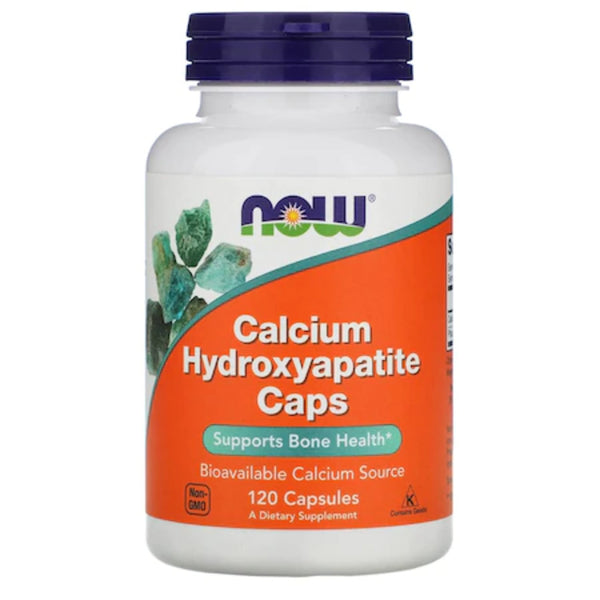Hidroxiapatită de Calciu, Now Foods, Calcium Hydroxyapatite, 120caps - gym-stack.ro