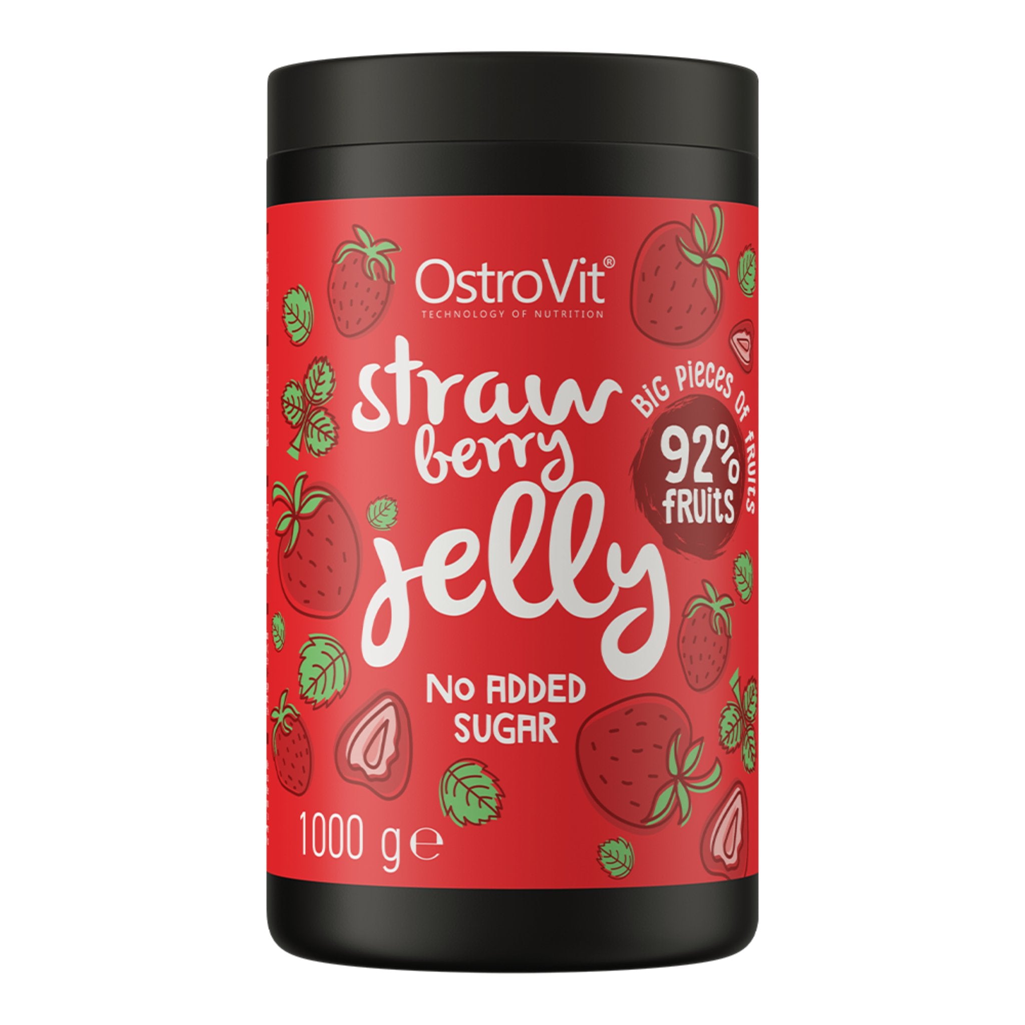 Black Friday - Reduceri Jeleu de Capsuni, OstroVit, Strawberry Jelly, 1000g Promotie