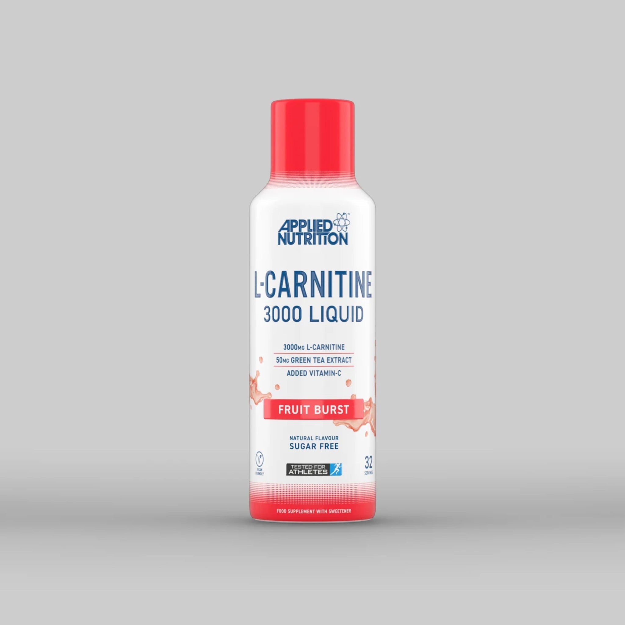 Black Friday - Reduceri L-Carnitina Lichida, Applied Nutrition, L-Carnitine Liquid 3000, 480ml Promotie