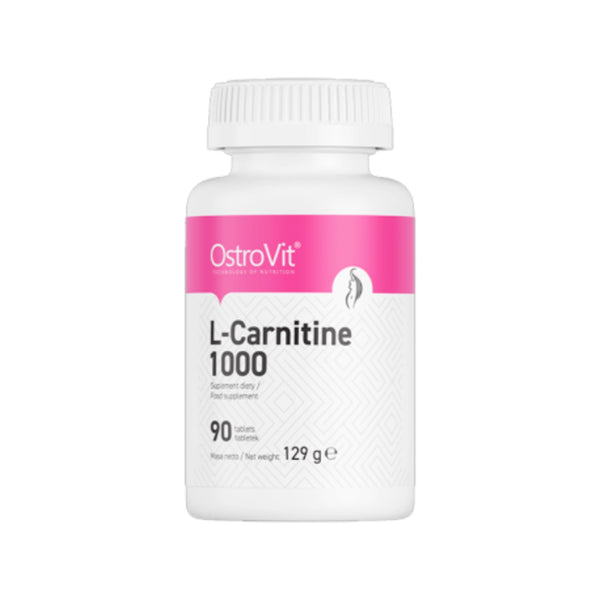 L-Carnitina, OstroVit L-carnitina 1000 mg 90 capsule - gym-stack.ro