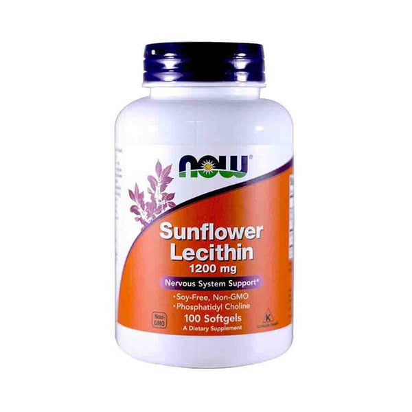 Now Sunflower Lecithin 100 softgels - gym-stack.ro