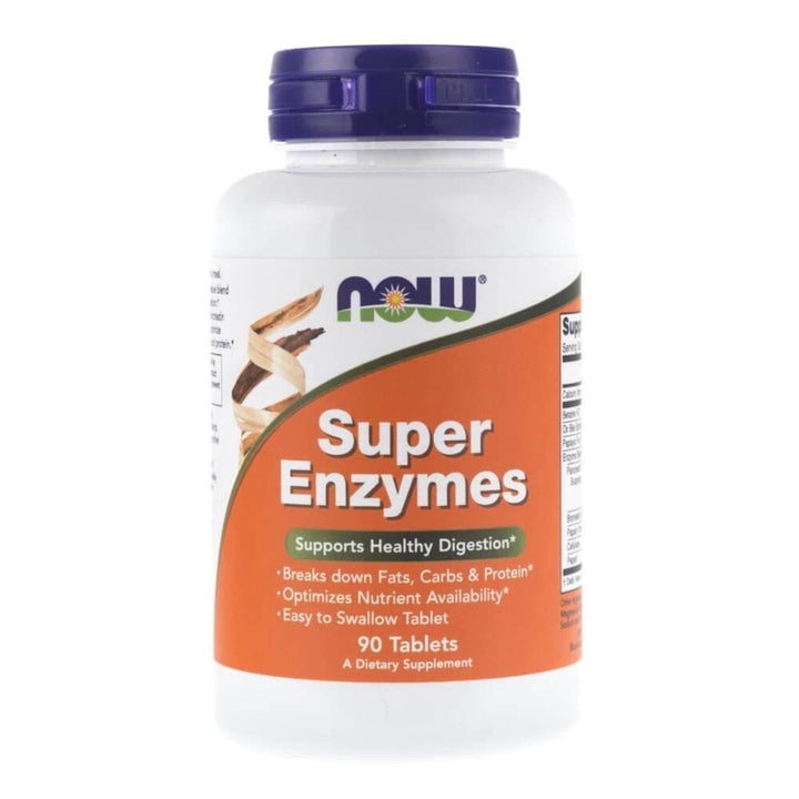 Now Super Enzymes 90 capsules - gym-stack.ro
