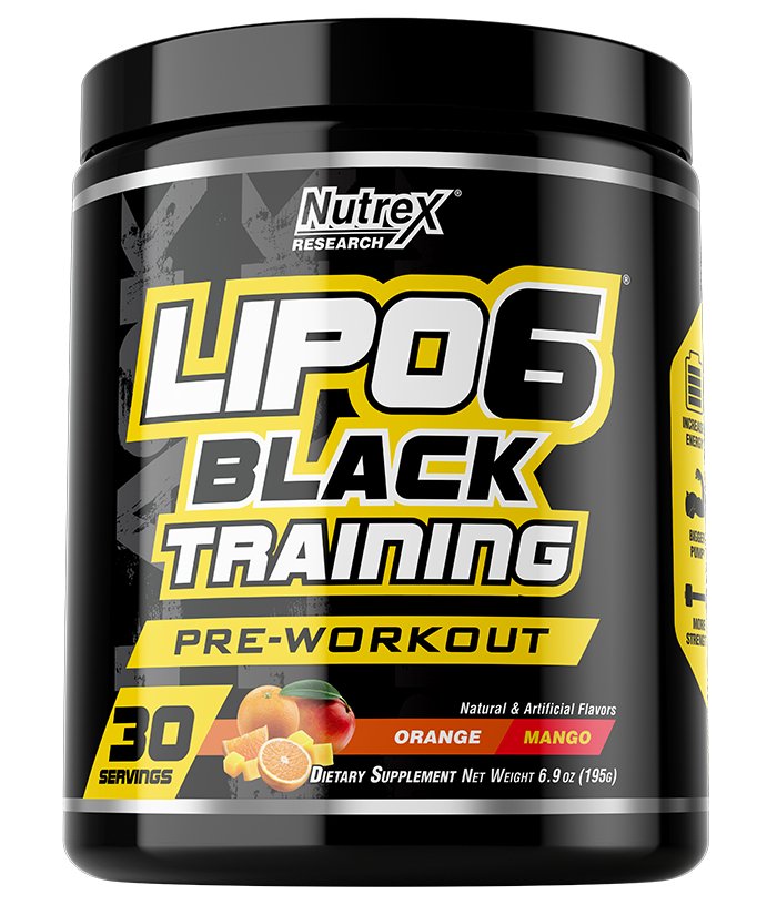 Nutrex Lipo 6 Black Training Pre-Work 204g - gym-stack.ro