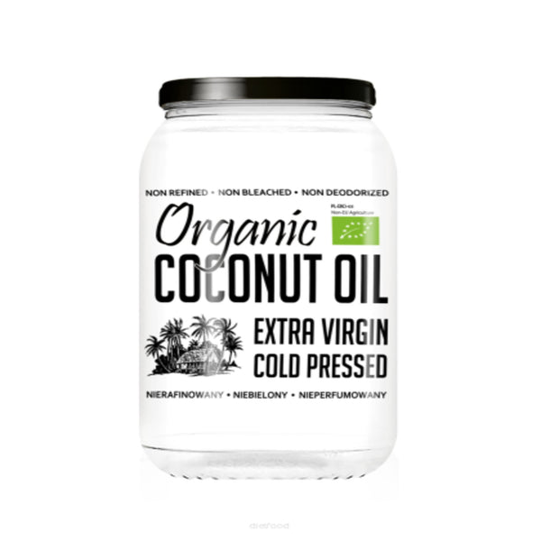 Organic Coconut Oil Diet-Food, Organic Coconut Oil Extra Virgin, 1000ml - gym-stack.ro