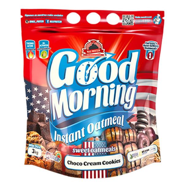 Ovaz Instant, Max Protein Good Morning Instant Oatmeal, 3kg - gym-stack.ro