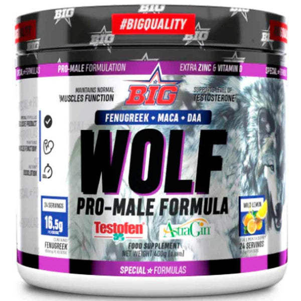 Performanta Sportiva, Big Science Wolf Pro-Male Formula, 400g - gym-stack.ro