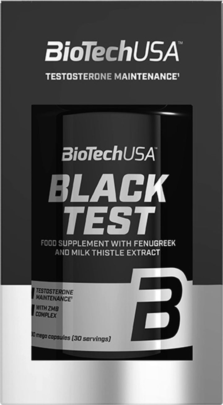 Performanta sportiva - BioTechUSA Black Test 90caps - gym-stack.ro