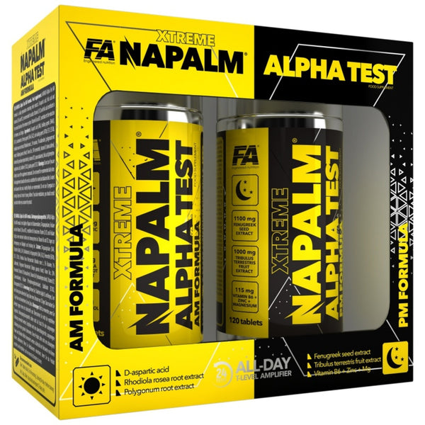 Performanta sportiva , Fitness Authority Nutrition Napalm Alpha Test 240 tabs - gym-stack.ro