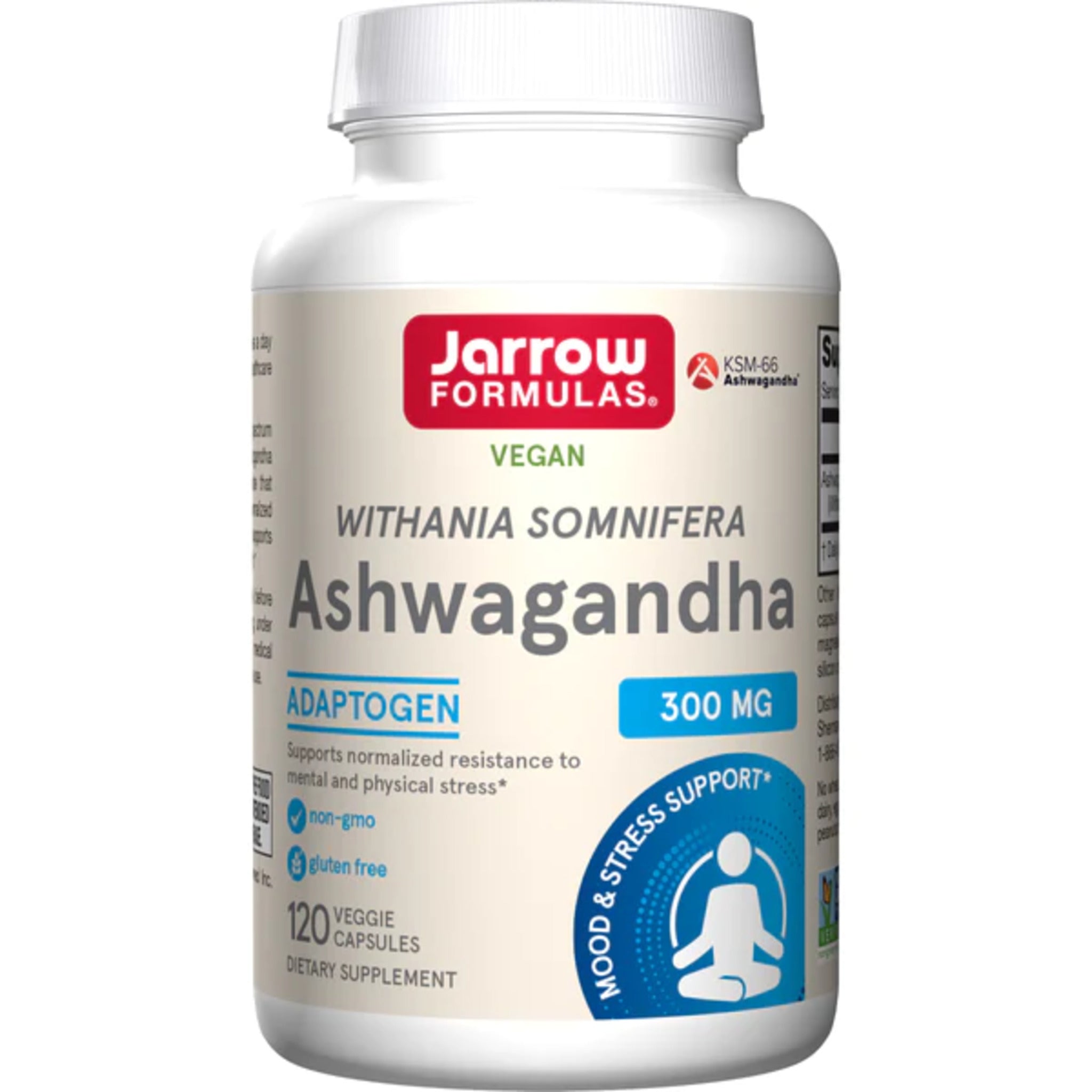 Performanta Sportiva, Jarrow, Formulas Ashwagandha, 120 Caps