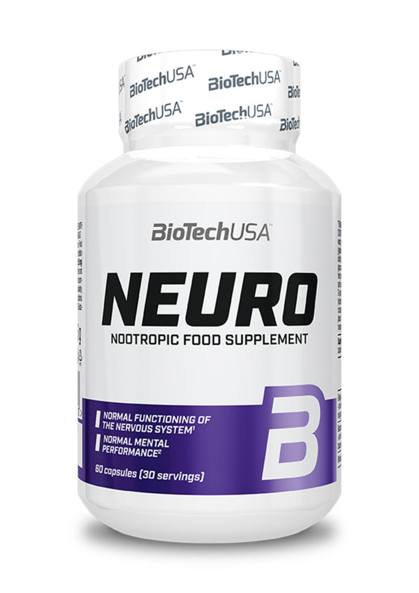 Performanta sportiva nootropic , BiotechUsa Neuro 60 caps - gym-stack.ro