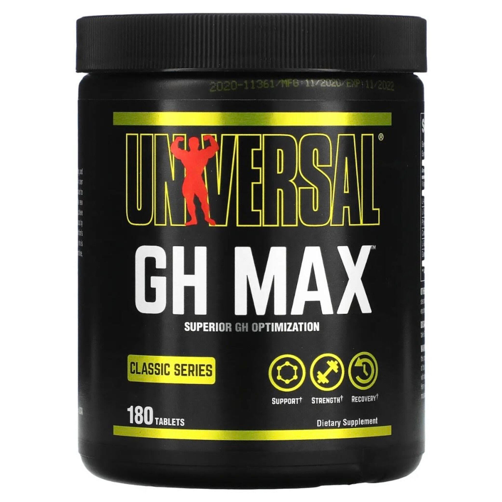 Black Friday - Reduceri Performanta Sportiva, Universal GH MAX, 180 tabs Promotie