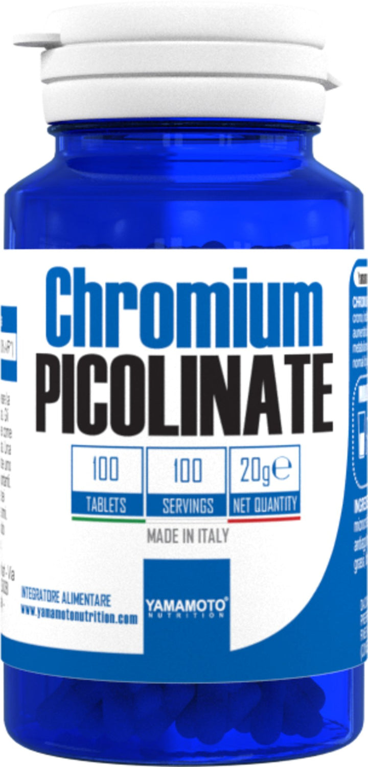 Picolinat de crom , Yamamoto Nutrition Chromium Picolinate 100 Tablets - gym-stack.ro