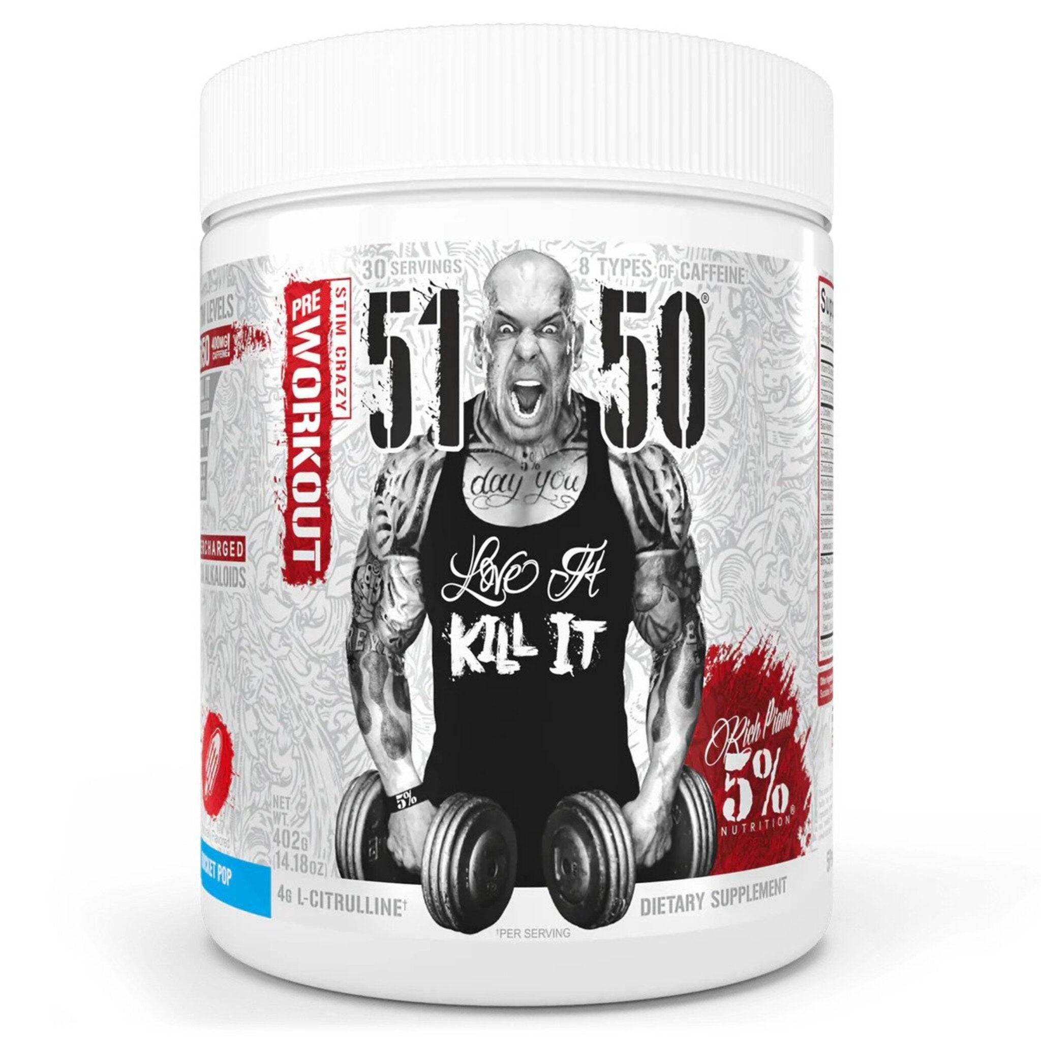 Pre-antrenament , 5% Rich Piana 51 50 375g - gym-stack.ro